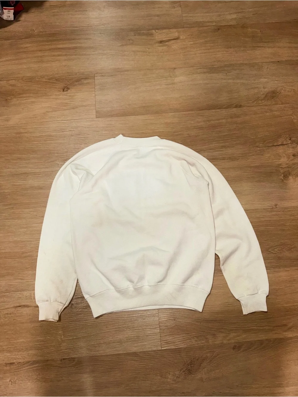 Universal Cream Crewneck Sweatshirt with Character Embroidery